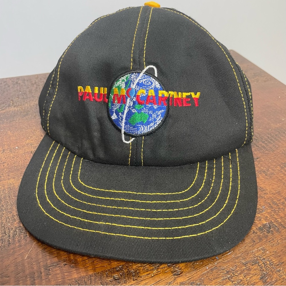 93’ Brockum Paul McCartney “The New World Tour” SnapBack Adjustable Hat Beatles